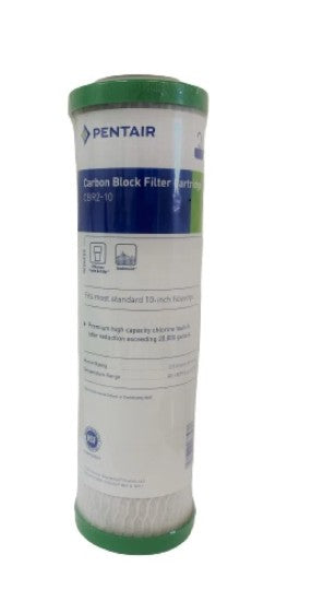 10" Pentair CBR2 0.5 Micron (10” x 2½”) - Reduces Lead, Mercury, Taste and Odor